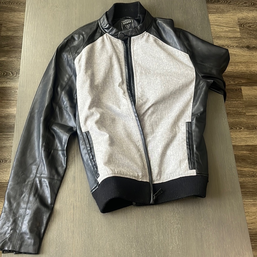 Guess - STREET - LEATHER JACKET